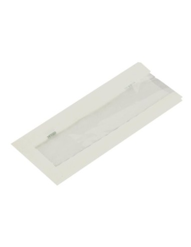 Sacs snack chaud en papier glassine compostable avec fenêtre NatureFlex Vegware (Lot de 1000)