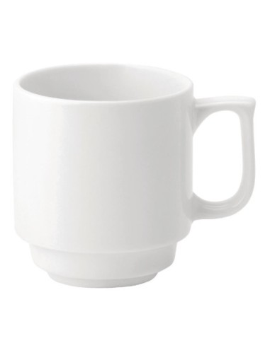 Mugs empilables Utopia Pure White 280 ml (lot de 36)