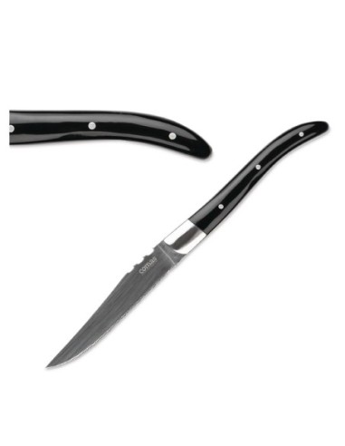 Couteaux à steak ACR noir Comas 22,5 cm (x6)