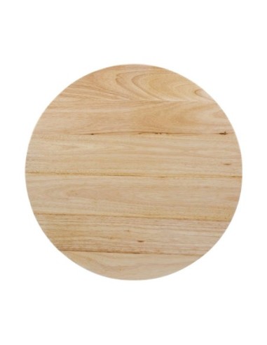 Plateau de table rond pré-percé coloris bois naturel Bolero 600mm