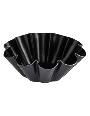 Moules à mini brioche antiadhésifs 75mm Matfer Bourgeat (lot de 12)