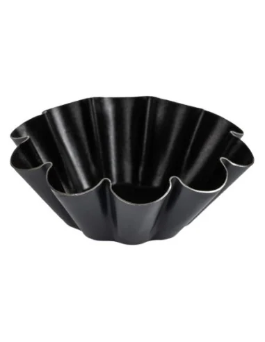 Moules à mini brioche antiadhésifs 75mm Matfer Bourgeat (lot de 12)