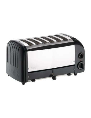 Grille-pain 6 tranches noir Vario Dualit 60145