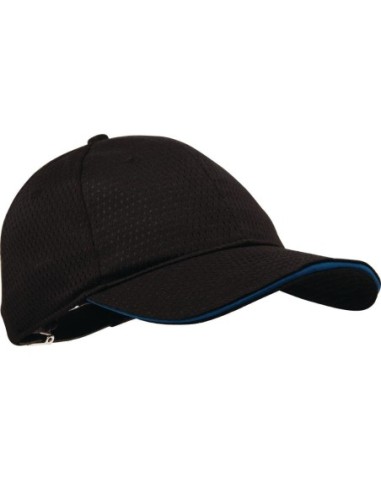 Casquette baseball Cool Vent Chef Works noire et bleue