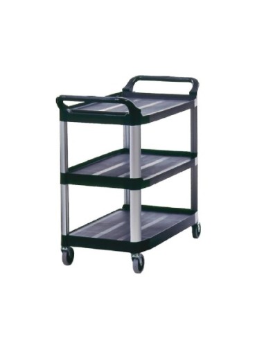 Chariot utilitaire Rubbermaid X-tra noir