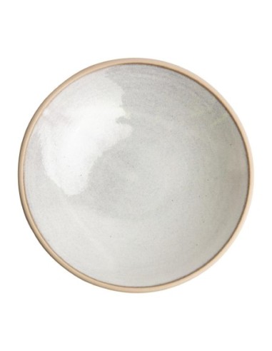 Assiettes creuses blanc Murano Olympia Canvas 20 cm  (Lot de 6)