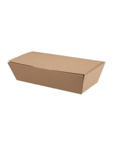 Boîtes alimentaires kraft compostables Colpac 250mm (lot de 150)