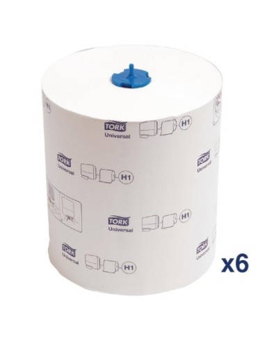 Bobines d'essuie-main extra-longues Tork Matic 1 pli 280 m (lot de 6)