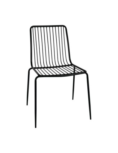 Chaises en fils d'acier Bolero (lot de 4)