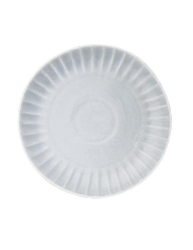 Assiettes plates Olympia Corallite grises 280 mm (lot de 6)