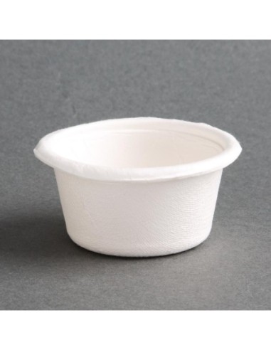 Pots portion en bagasse Fiesta Compostable 59ml (lot de 1000)