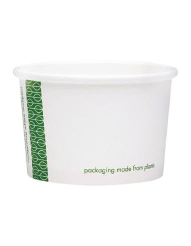 Pots pour aliments chauds compostables Vegware 110ml (Lot de 1000)