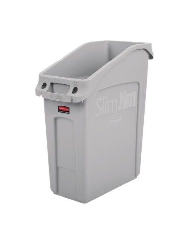 Conteneur sous-comptoir Slim Jim Rubbermaid gris 49L