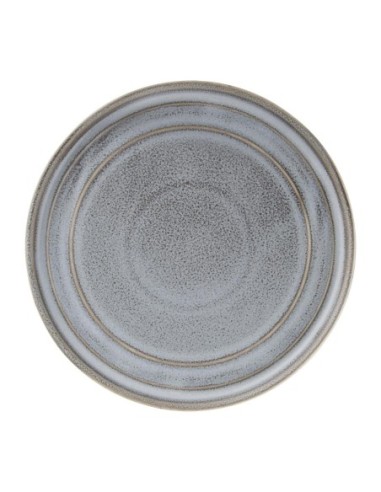 Assiettes plates rondes Olympia Cavolo anthracite 220mm (lot de 4)