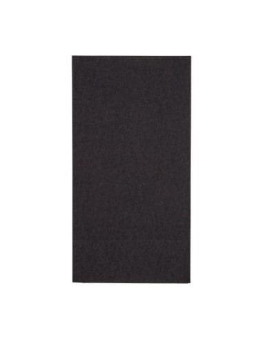 Serviettes dîner 2 plis format 1/8 Fiesta Recyclable 400mm noires (lot de 2000)