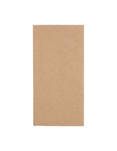 Serviettes dîner 2 plis format 1/8 Fiesta Recyclable 400mm kraft (lot de 2000)