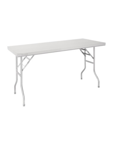 Table de travail pliante inox Vogue 1220x610x780mm