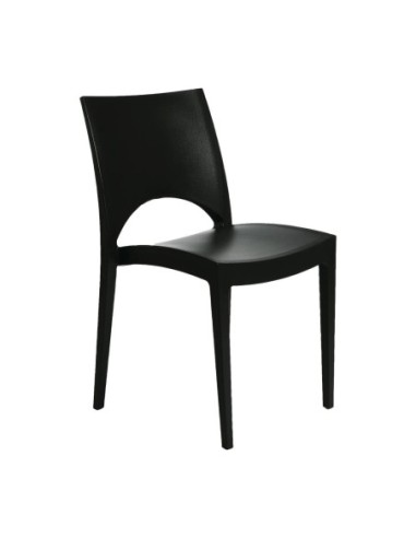 Chaise empilable d'extérieur / intérieur Sol anthracite