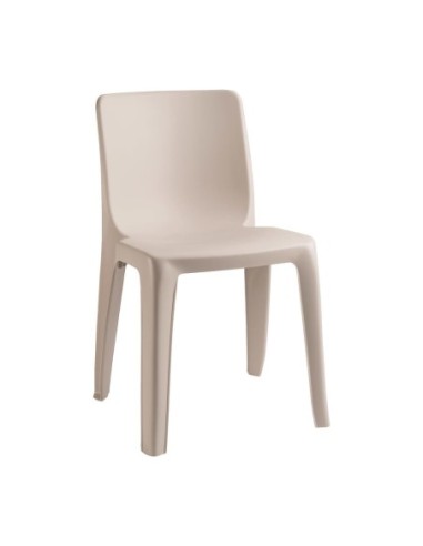 Chaise empilable d'extérieur / intérieur Denver beige