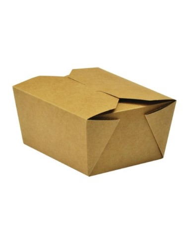 Boîtes alimentaires en carton compostable Vegware No.1 700ml (lot de 450)