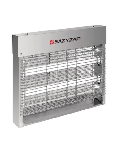 Désinsectiseur LED en inox brossé Eazyzap 8W