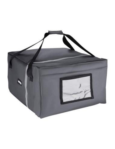 Sac à pizza isotherme Vogue gris 495 x 495 x 320 mm