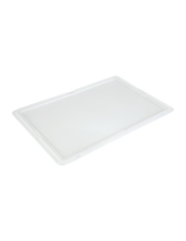 Couvercle pour boîte à pâte à pizza en polyéthylène Cambro 60x40x2cm