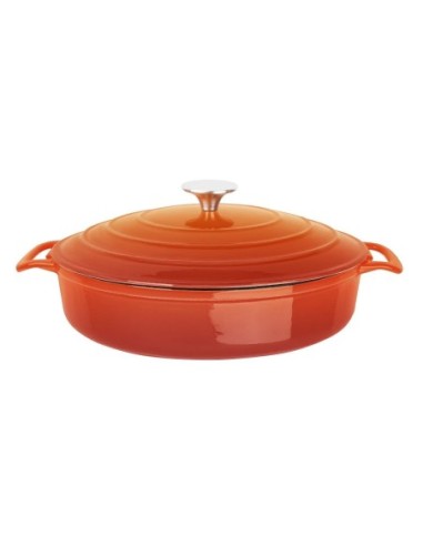 Cocotte en fonte ronde Vogue 3,5L orange