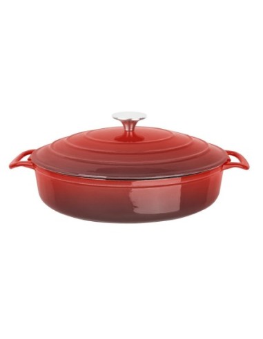 Cocotte en fonte ronde Vogue 3,5L rouge