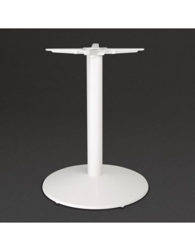 Pied de table en fonte Bolero blanc