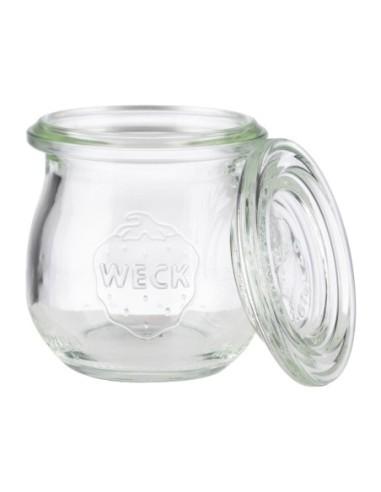 Bocaux en verre tulipe avec couvercle Weck APS 75 ml (lot de 12)