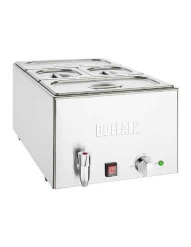 Bain-marie avec robinet et bacs Buffalo