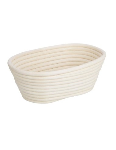 Panier de fermentation ovale en rotin Vogue 210x150x80mm