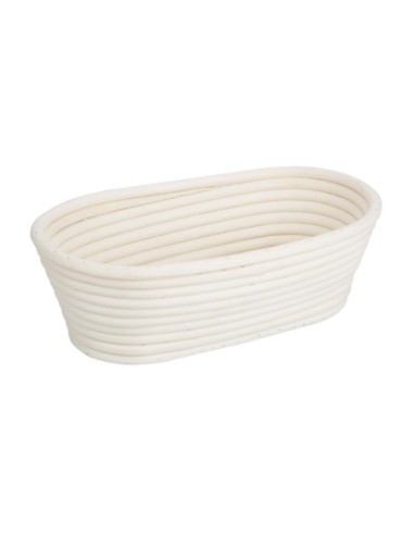 Panier de fermentation ovale en rotin Vogue 250x150x80mm