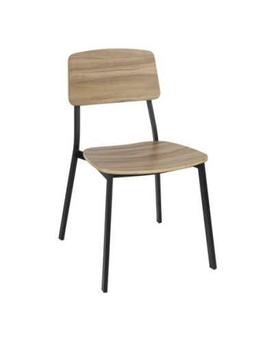 Chaises d'intérieur en bois Bolero Beaufort (lot de 2)