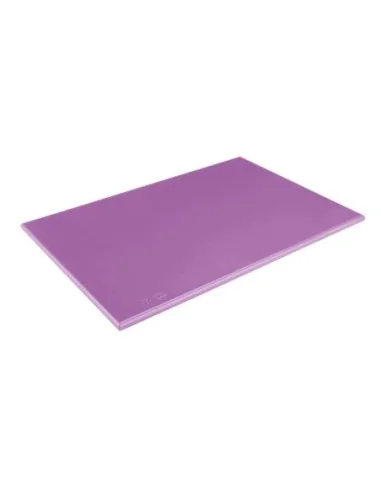 Planche à découper haute densité Hygiplas violette  450x300x12mm