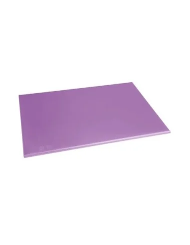 Planche à découper antibactérienne haute densité Hygiplas violette 450x300x10mm