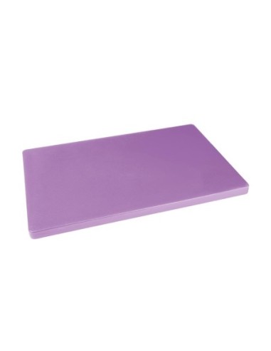 Planche à découper basse densité Hygiplas violette 300x450x20mm