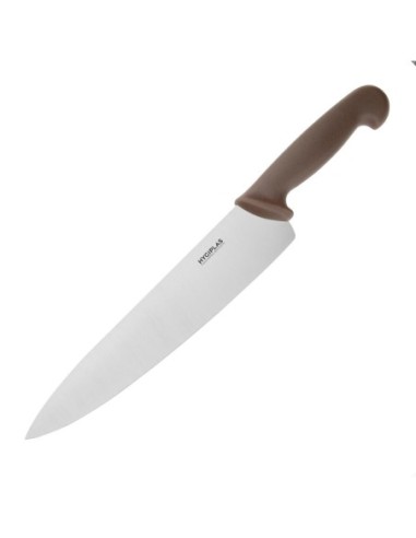 Couteau de cuisinier Hygiplas marron 255mm