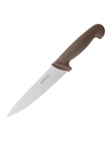 Couteau de cuisinier Hygiplas marron 16cm