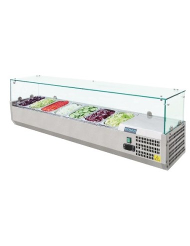 Saladette réfrigérée Polar Série G 7x GN1/4