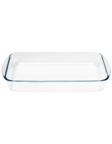 Plat à four rectangulaire en verre Pyrex 350mm 