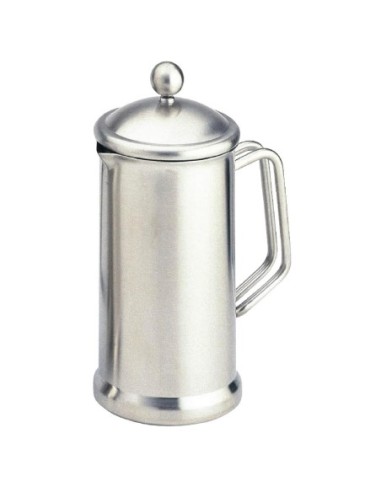 Cafetière à piston en inox satiné Olympia 8 tasses