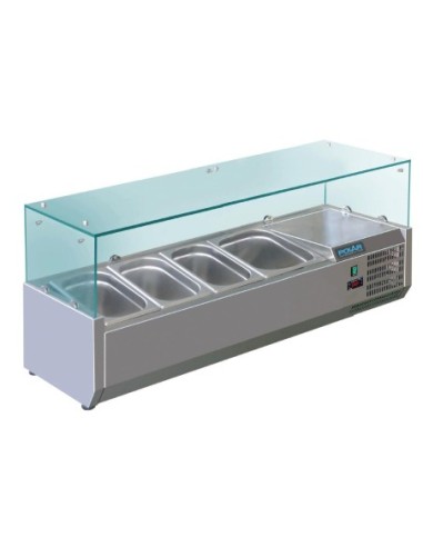 Saladette réfrigérée 3x GN 1/3 et 1x GN 1/2 Polar Série G