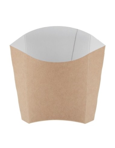 Etuis à frites moyens kraft compostables Colpac (lot de 1000)