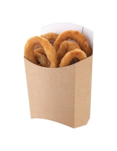 Grands étuis à frites kraft compostables Colpac (lot de 1000)