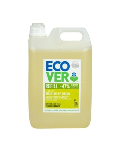 Liquide vaisselle concentré citron et aloe vera Ecover 5L