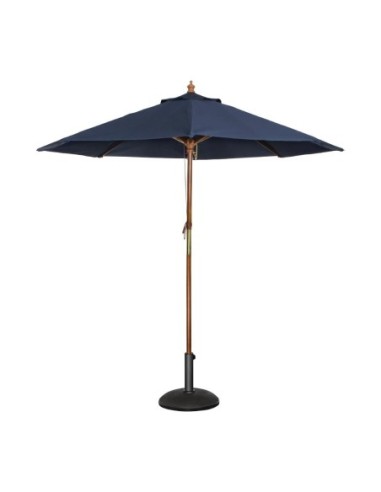 Parasol rond Bolero 2,5m bleu marine