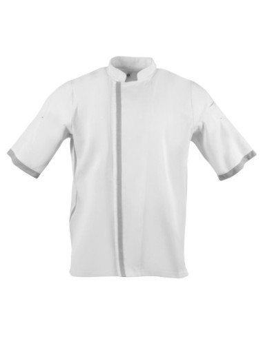 Veste de cuisine blanche à manches courtes Southside M