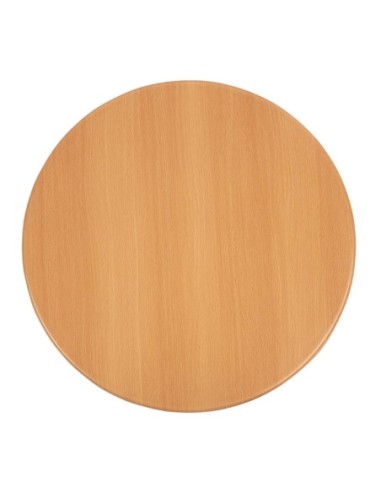 Plateau de table rond Bolero effet hêtre 600mm